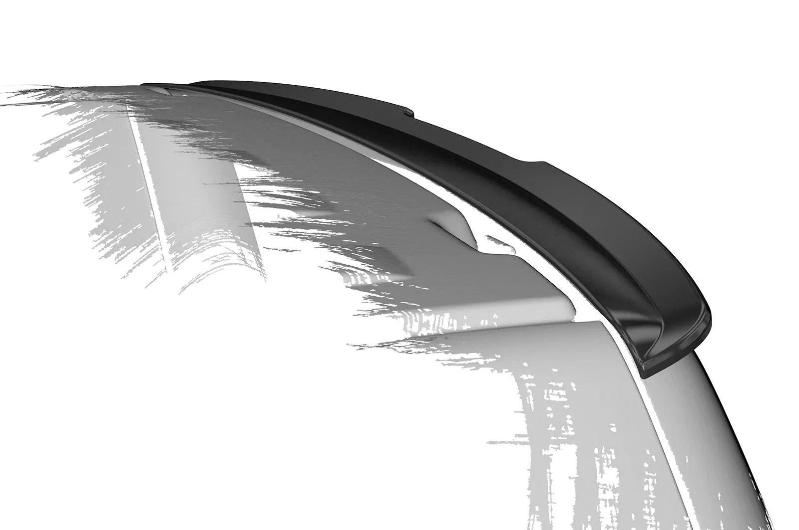 Heckflügel mit ABE für VW T5 HF808-M Carbon Look (matt)