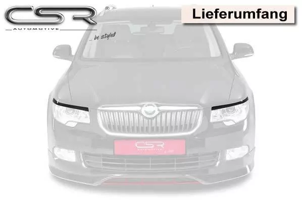 Scheinwerferblenden oben für Skoda Superb 2 SB156