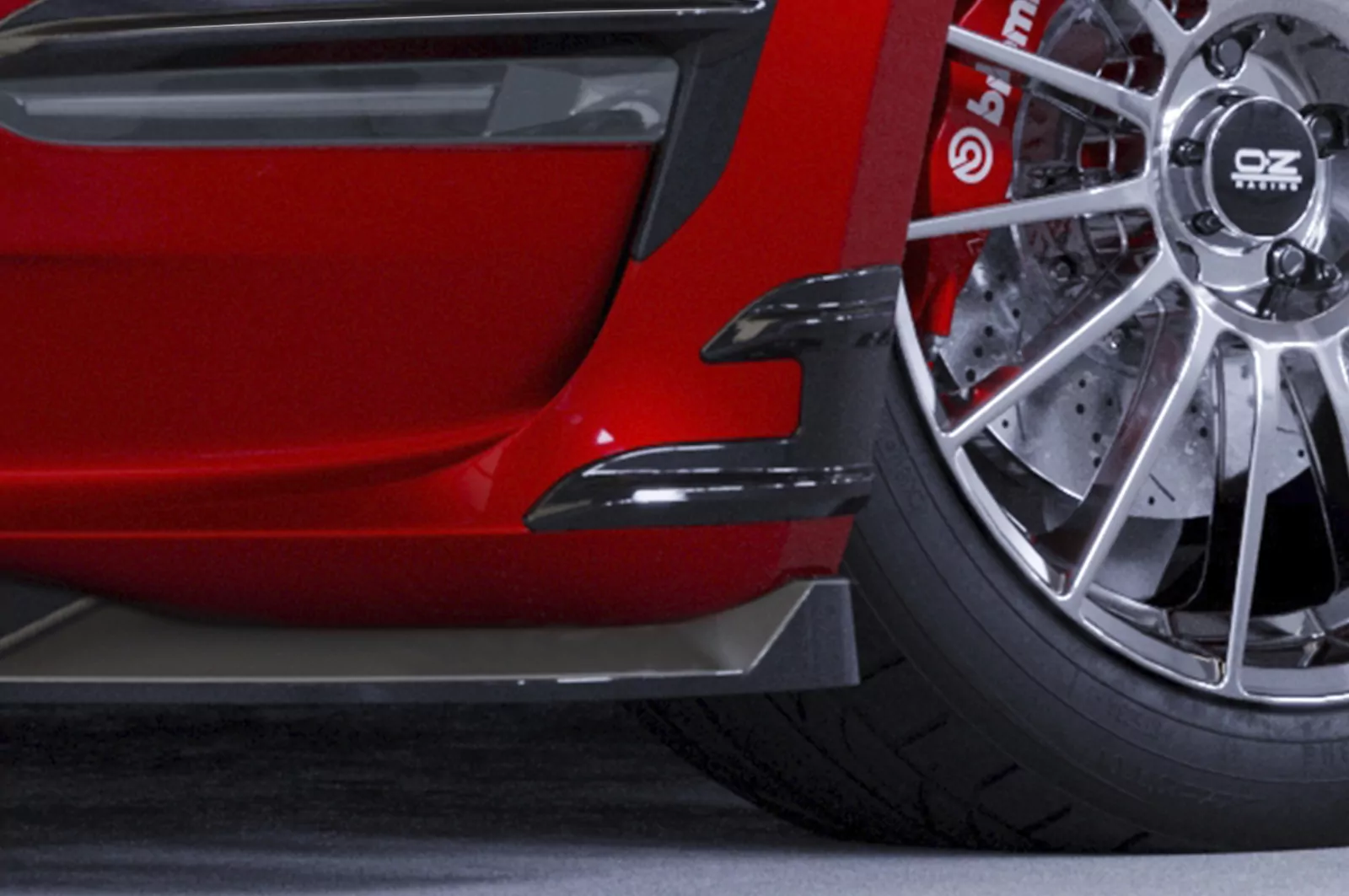 Performance Flaps für Tesla Model 3 FP021 Schwarz Strukturiert