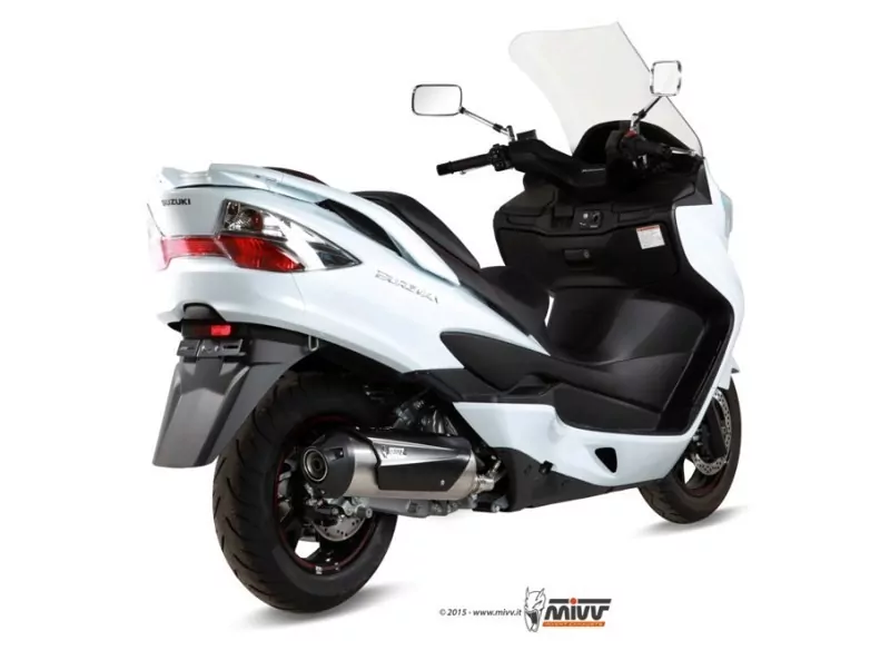 MIVV Urban Komplettanlage In Edelstahl Für SUZUKI BURGMAN 400 06-