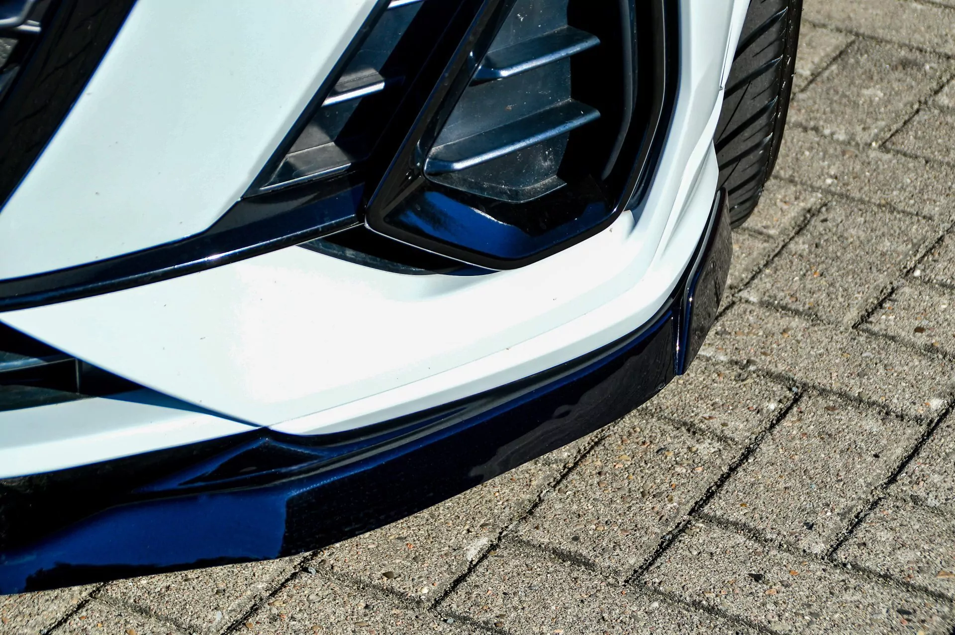 Cup Frontspoilerlippe mit Wing für Audi Q3 F3/F3N mit S-Line aus ABS