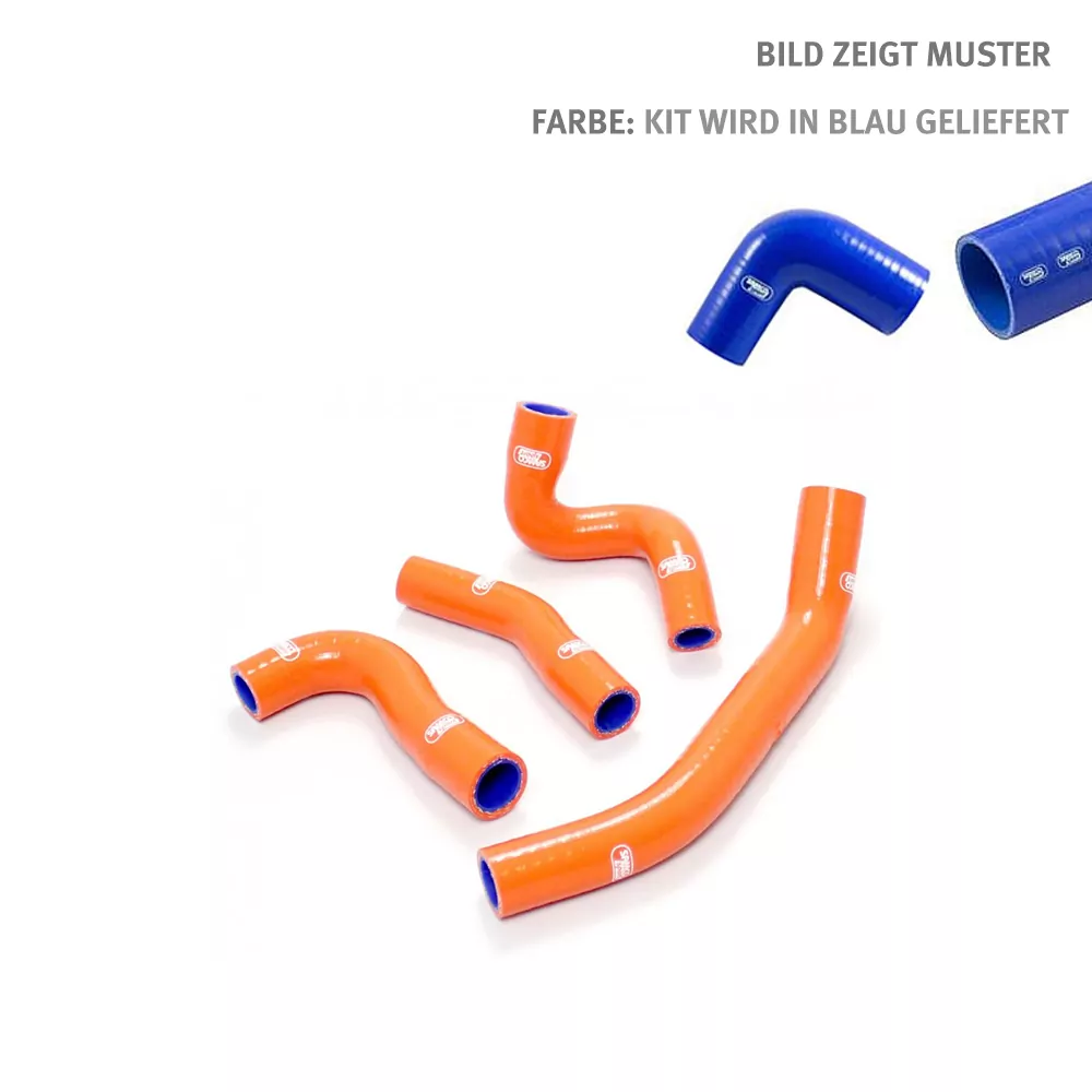 SAMCO SPORT Siliconschlauch Kit blau für KTM 390 Adventure 390 RC Modelljahr 2020-2023