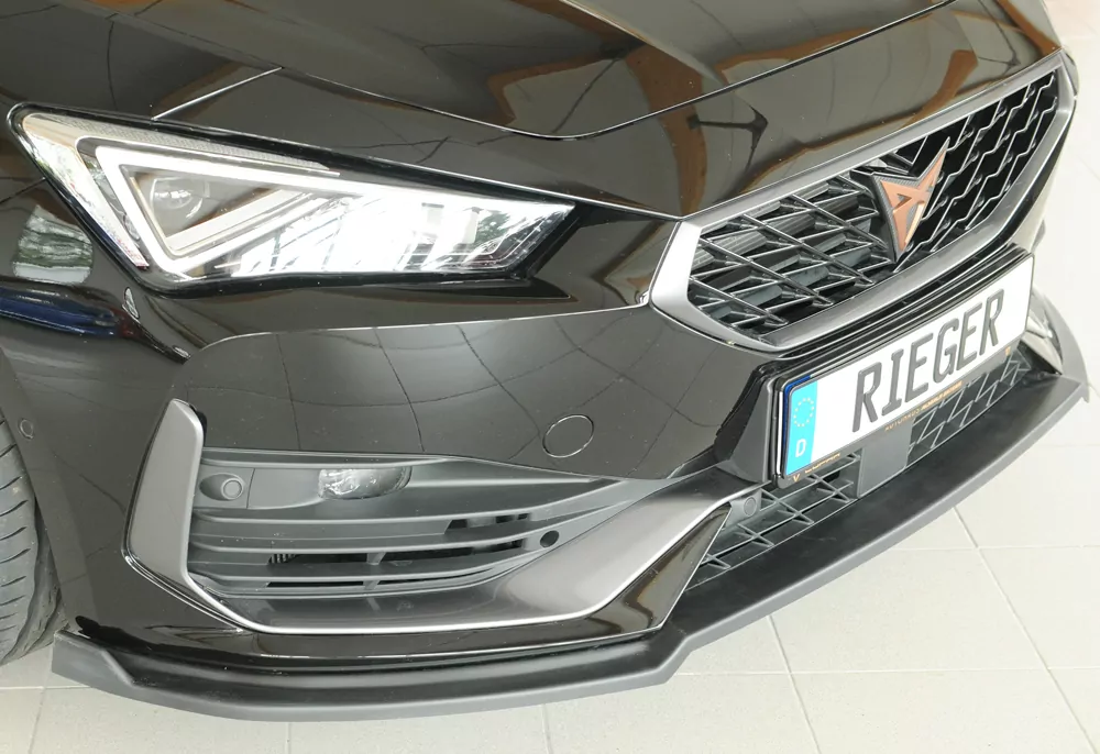 Rieger Spoilerschwert matt schwarz für Cupra Leon (KL) 5-tür. (ST/Sportstourer) 09.20-06.24 (bis Facelift)