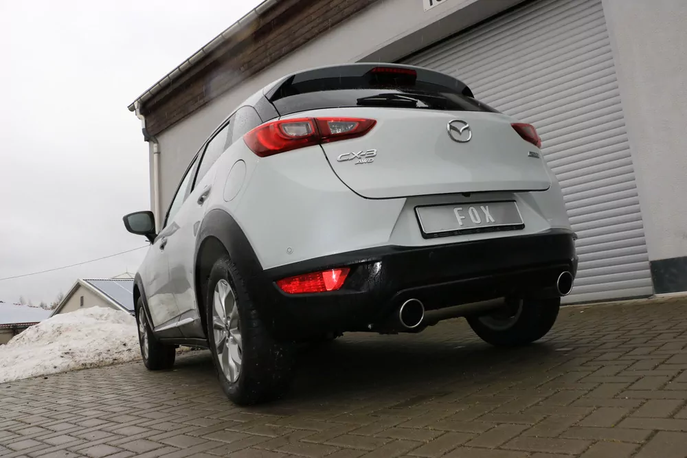 Mazda CX3 Benzin - DK AWD  Endschalldämpfer quer rechts/links - 1x100 Typ 16 rechts/links