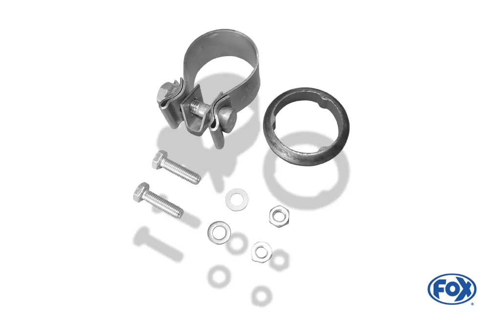 BMW E30 316i/ 318i ab 9/87`  Halbanlage ab Kat mit 2-Loch Flansch - 2x76 Typ 10