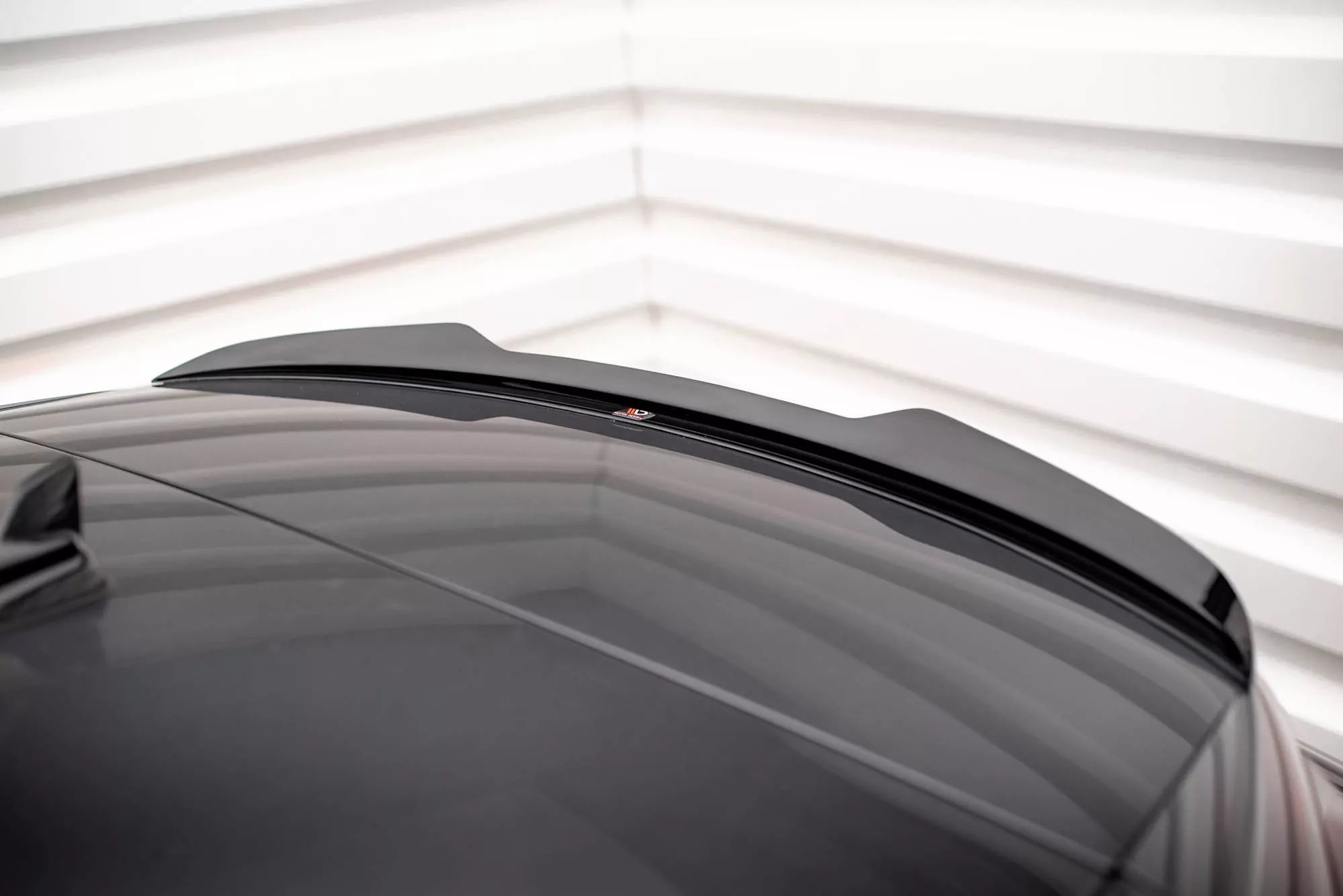 Spoiler CAP Für Audi Q3 S-Line F3 Schwarz Hochglanz