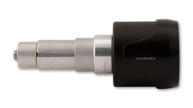 HIGHSIDER pro Akron-XL Handlebar Ends Black (Pair)