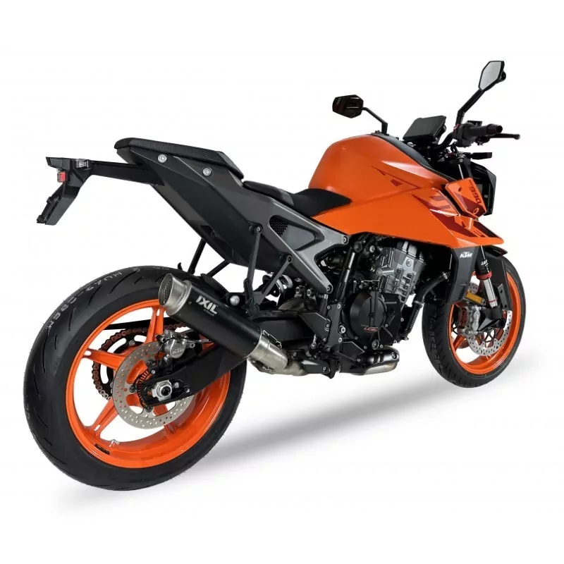IXIL RC3B Edelstahl-Endschalldämpfer Schwarz KTM 990 Duke (KTM R2 DK) 24-, E-geprüft