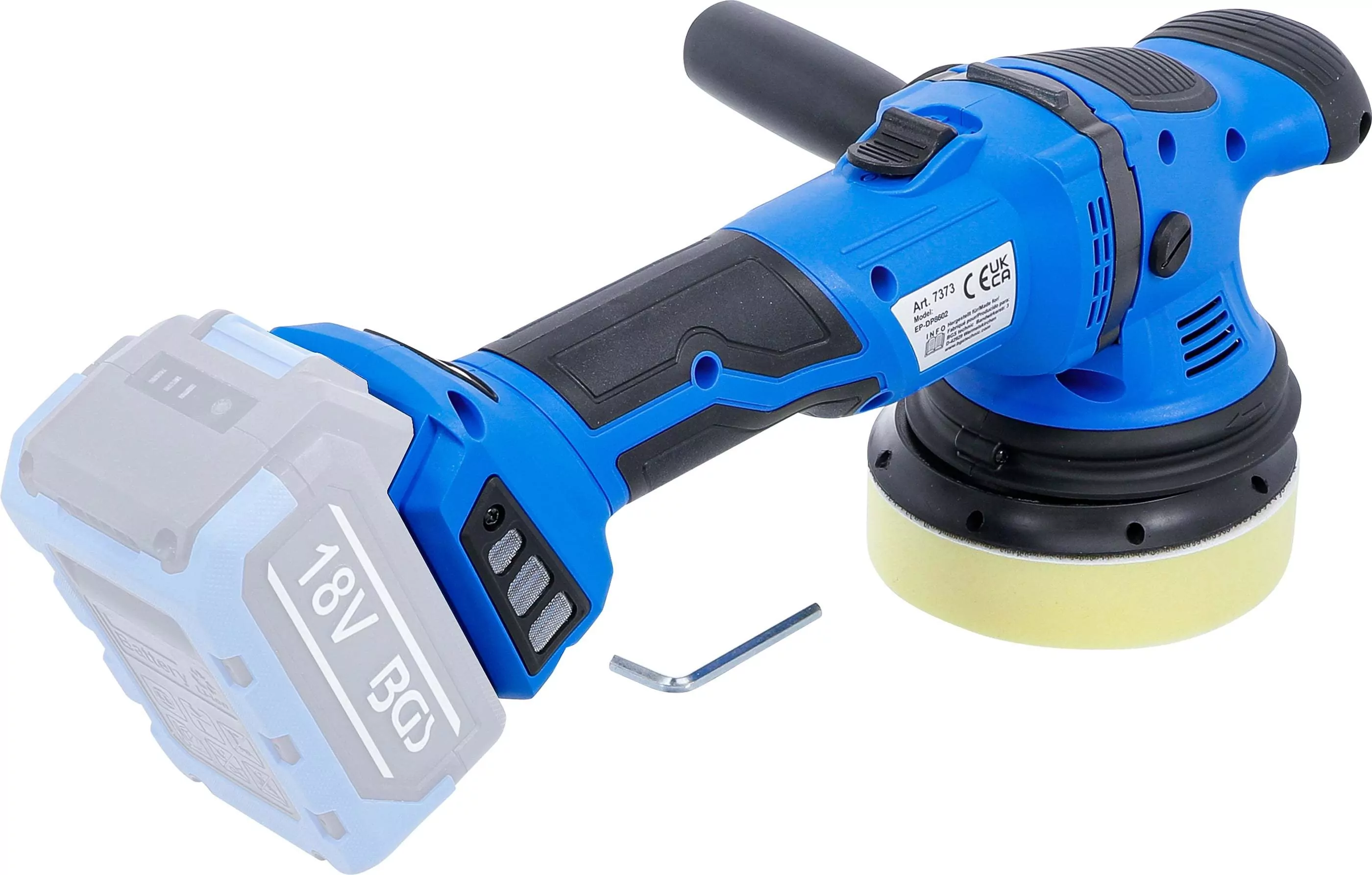 Akku-Exzenter-Poliermaschine | bürstenlos | 18 V | ohne Akku