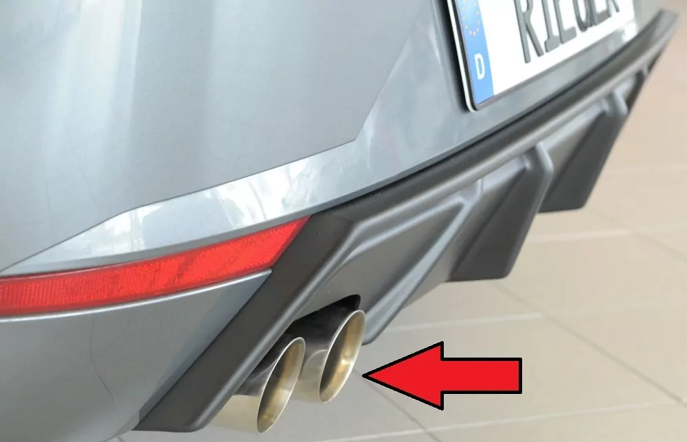 Friedrich Gruppe A Anlage, 2x76mm links, für Seat Ibiza (KJ) inkl FR, 1.0l TSI 70/81/85kW