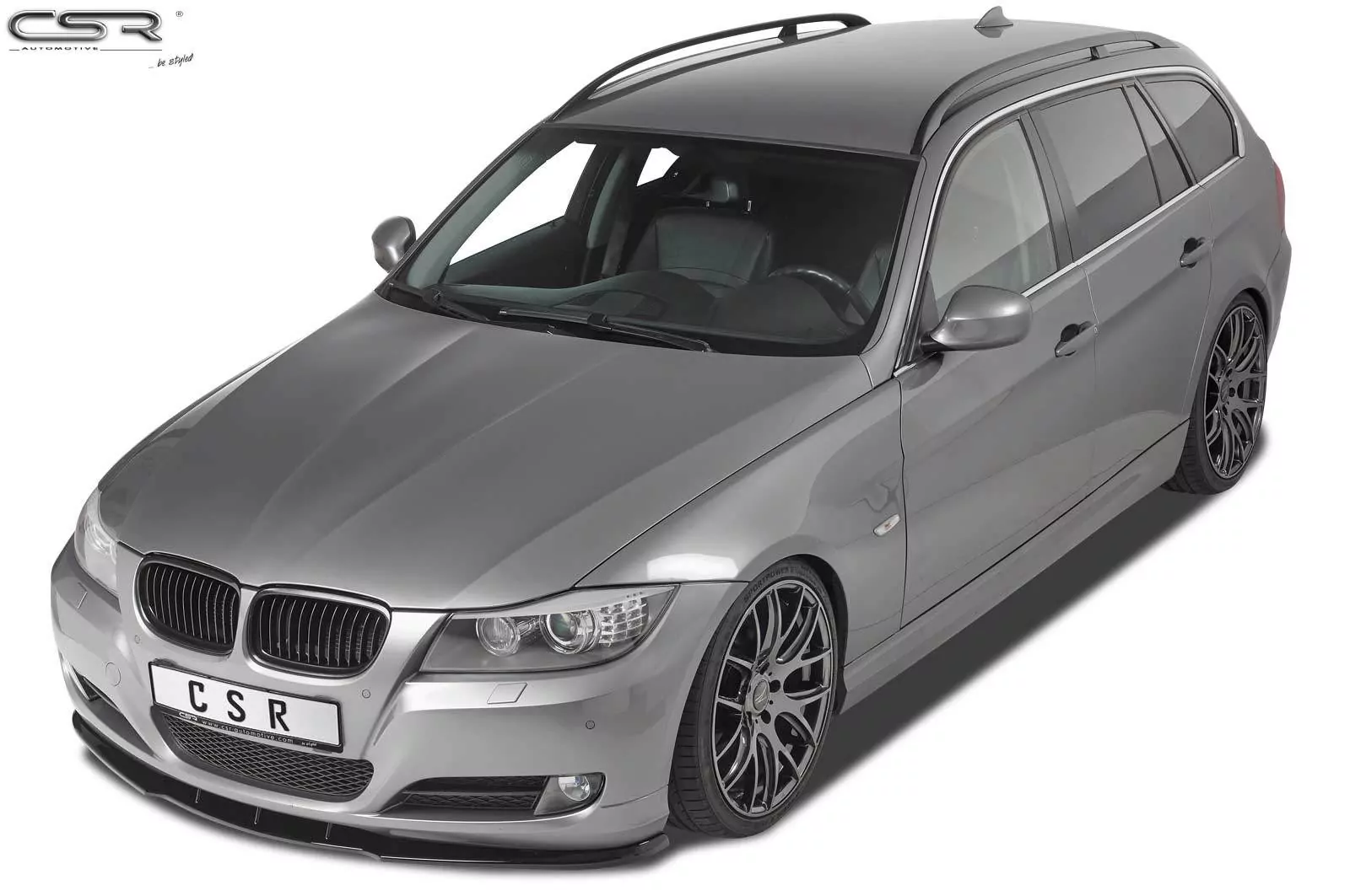 Cup-Spoilerlippe mit ABE für BMW E90 / E91 LCI CSL327-M Carbon Look (matt)