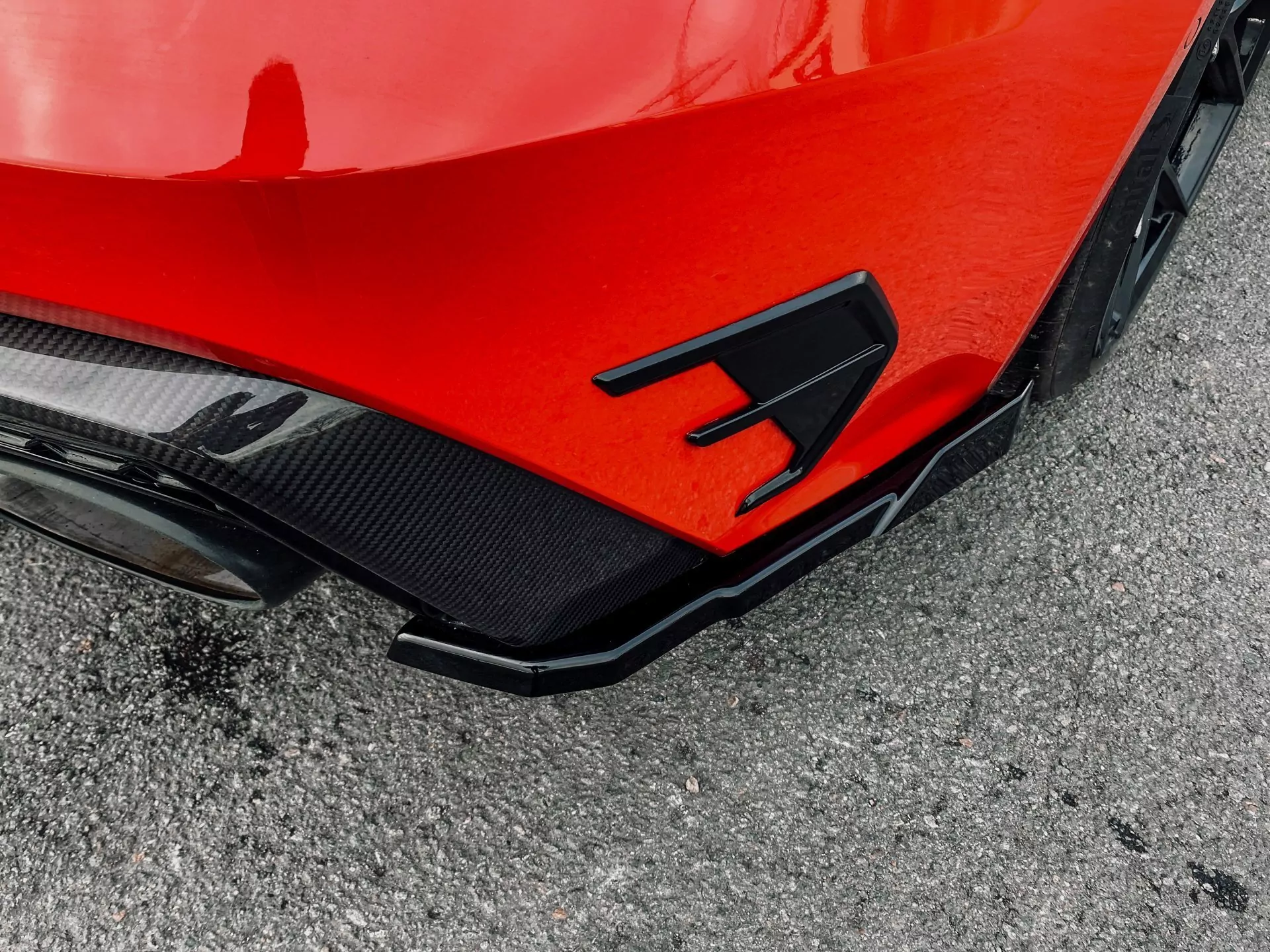 Heckansatz Seitenteile mit Wing für Audi RS7 8C 4K