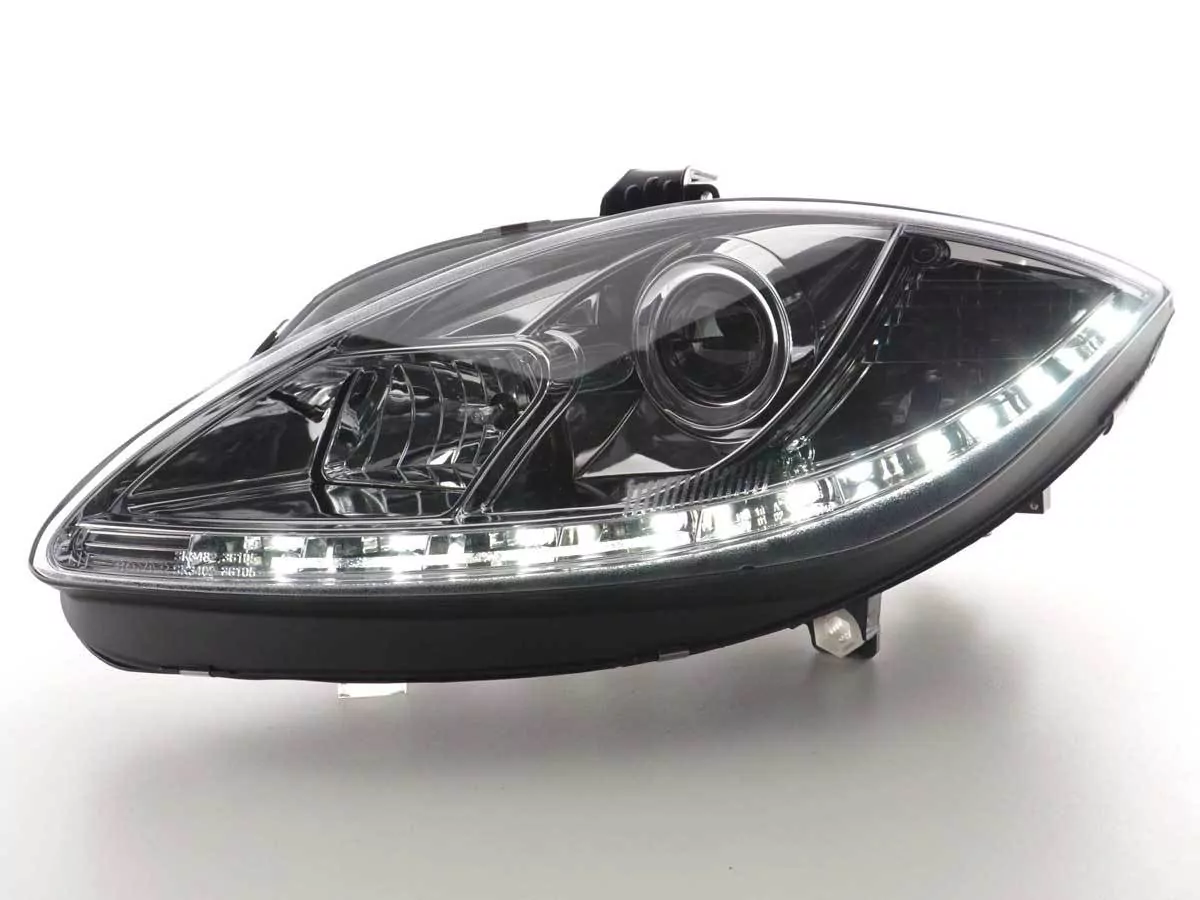 Scheinwerfer Set Daylight LED Tagfahrlicht Seat Leon 1P/Altea/Toledo 5P chrom