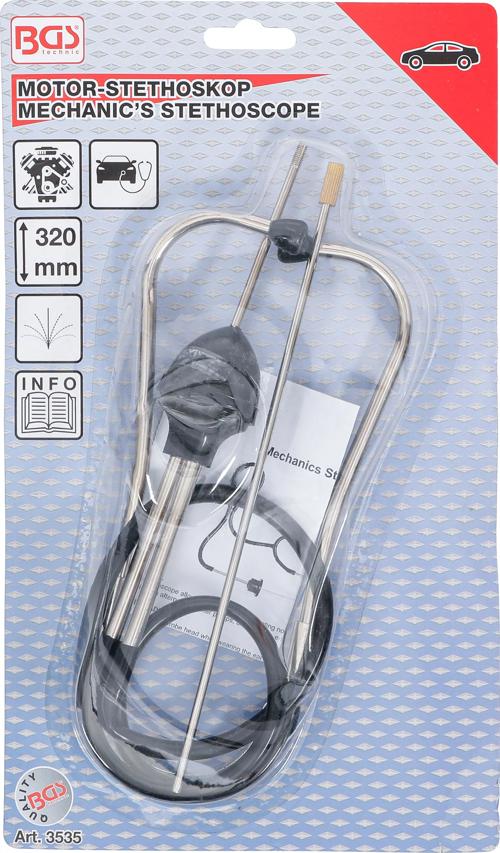 Motor-Stethoskop | 320 mm