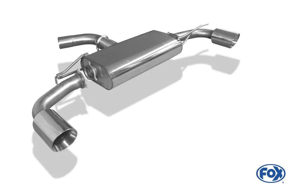 VW Golf 6 - 1,8l TFSI/ GTD  Endschalldämpfer Ausgang rechts/links - 1x100 Typ 25 rechts/links