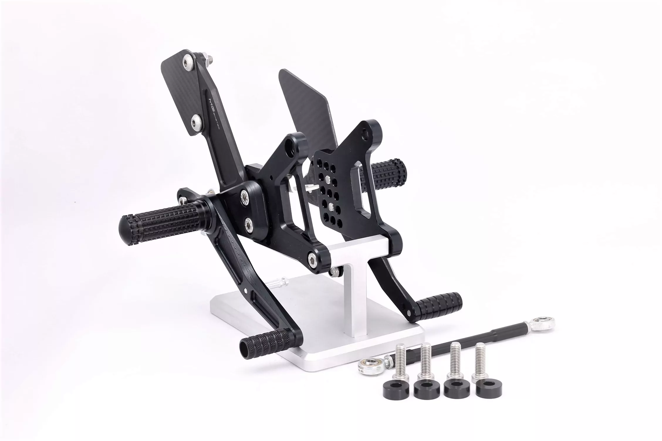 MG Biketec Sportfussrastenanlage / Rastenanlage / Fußrastenanlage mit ABE, gültig in D - A - CH für Kawasaki ZX-6R ab 2007-2008