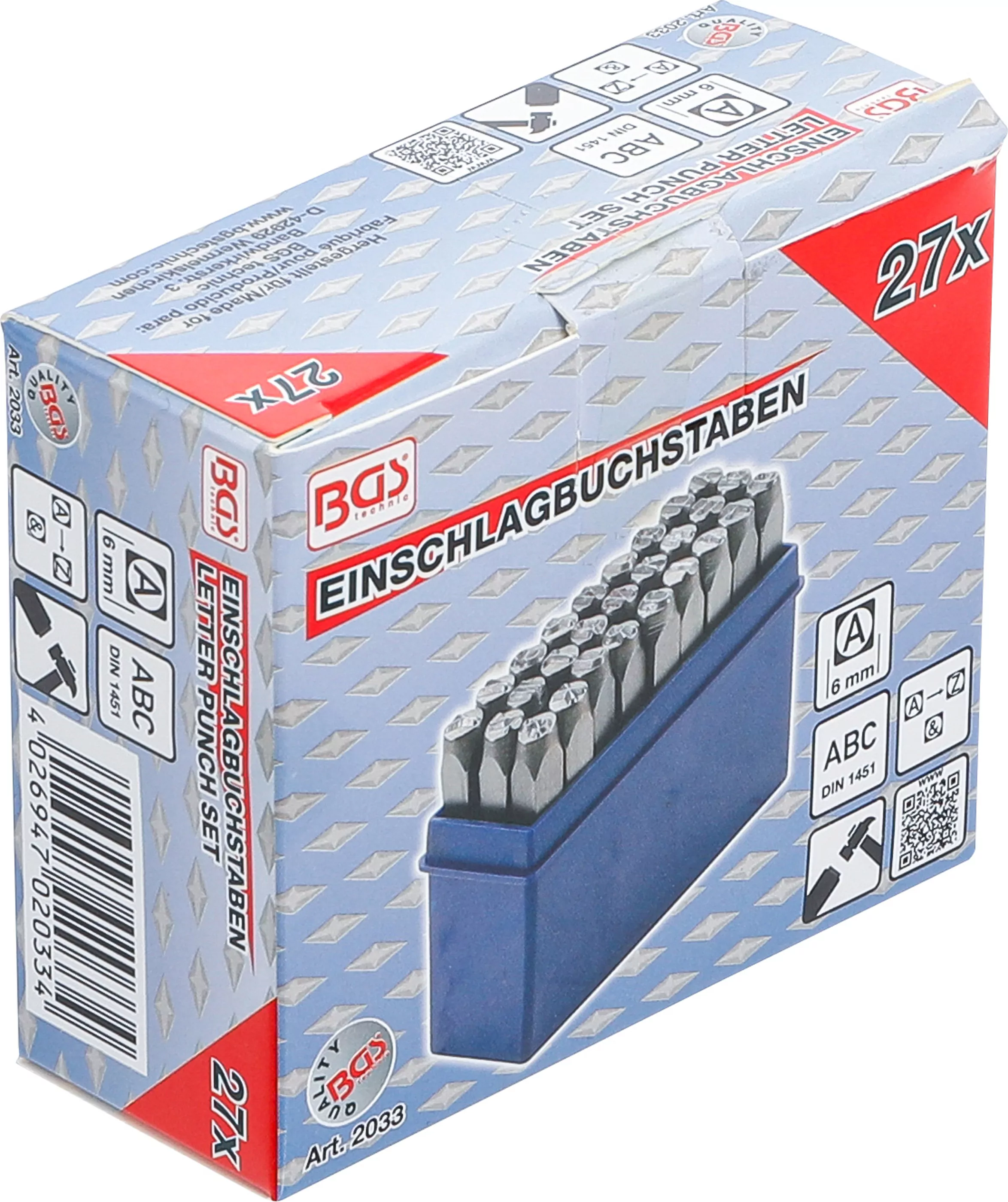 Einschlagbuchstaben | 6 mm