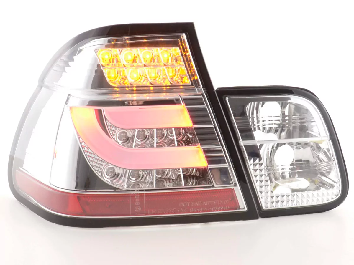 LED Rückleuchten Set BMW 3er E46 Limo Bj. 98-01 chrom