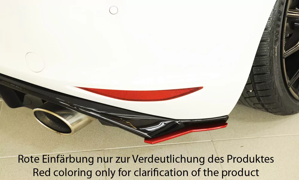 Rieger Heckschürzenansatz seitlich rechts für VW Golf 7 GTI | 5-tür. 04.13-12.16 (bis Facelift) nur für Rieger Heckeinsatz