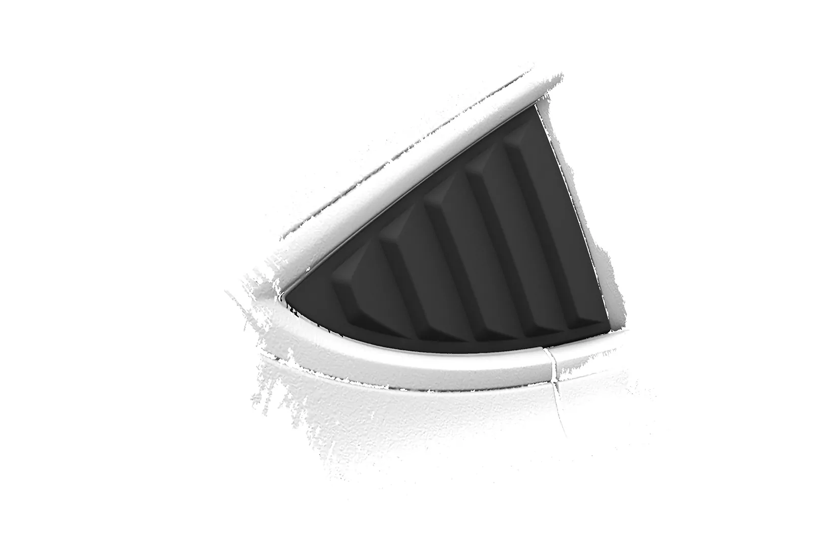 Seitenscheibenblenden für Audi TT (8J) Coupe SSB006 Schwarz Strukturiert