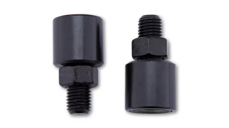 SHIN YO Spiegel Vibrationsvernichter für M10 x 1.25 chrom & schwarz