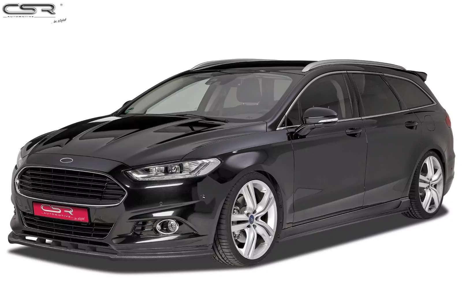 Cup-Spoilerlippe mit ABE für Ford Mondeo MK5 CSL178 Strukturiert (schwarz matt)