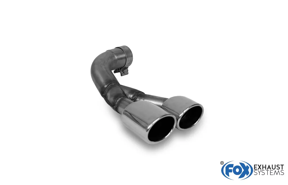 VW Amarok 4x4  Endrohr rechts zur Seite - 2x115x85 Typ 38 rechts