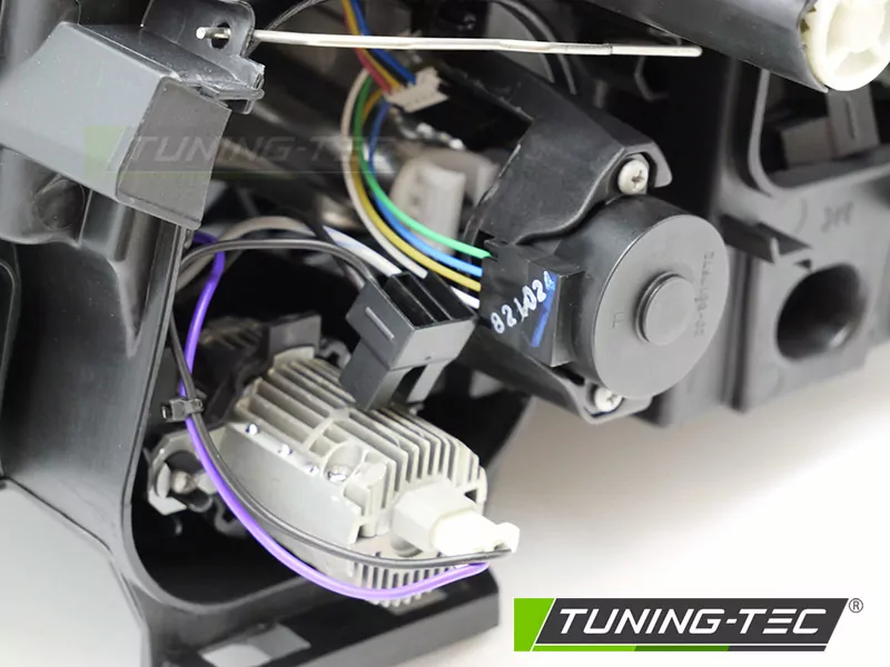 Headlight Black Left Side Tyc Fits Bmw E90 E91 Lci 09-11