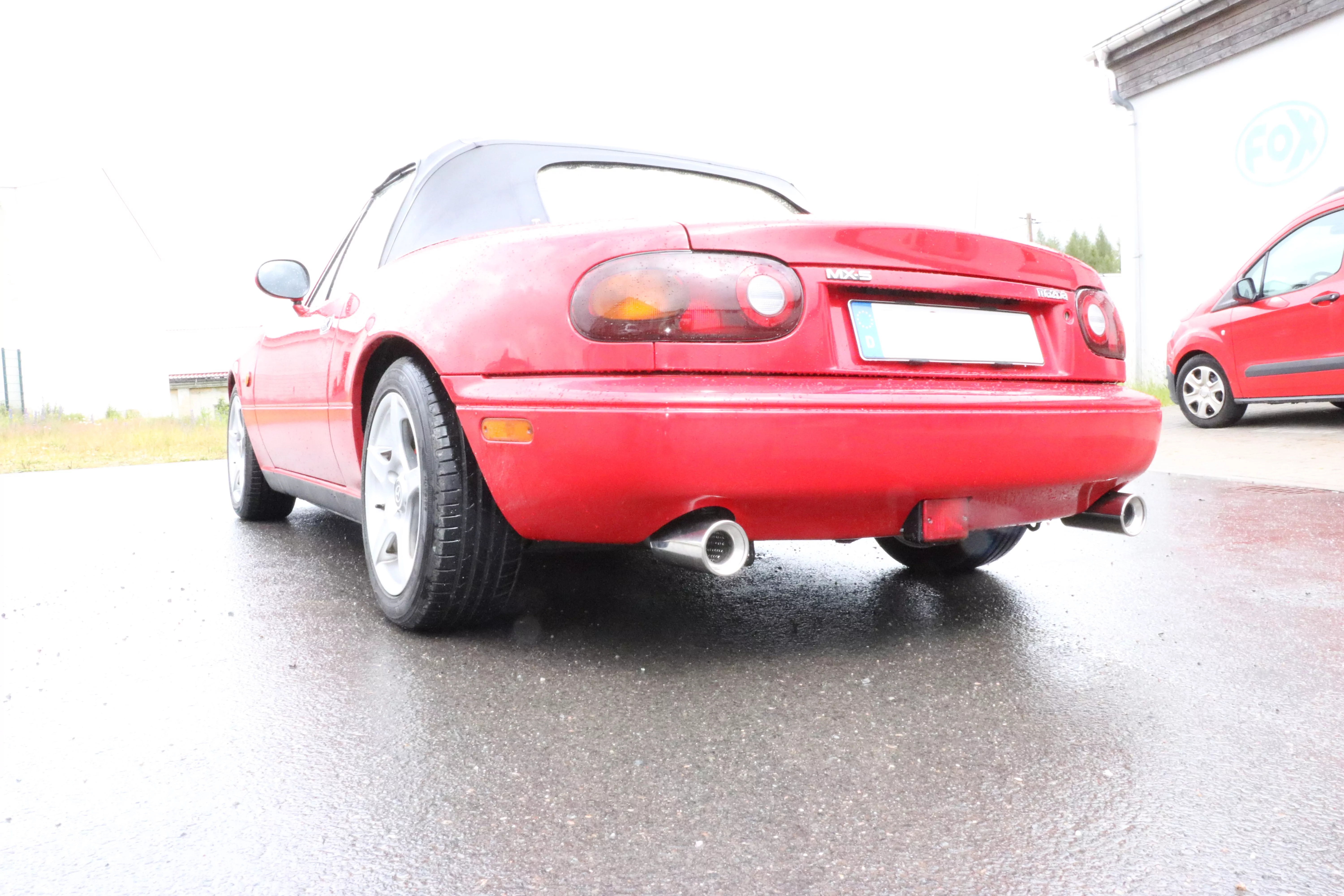 Mazda MX5 Typ NA  Endschalldämpfer Ausgang rechts/links - 1x90 Typ 13 rechts/links