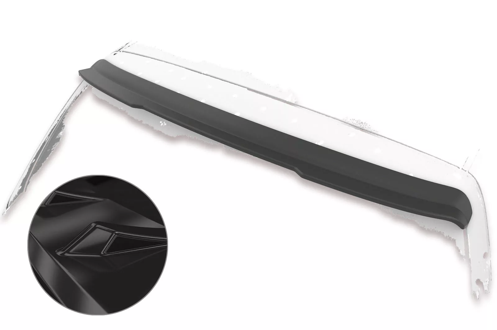 Heckflügel mit ABE für VW Golf 4 (Typ 1J) Glossy (schwarz hochglanz)