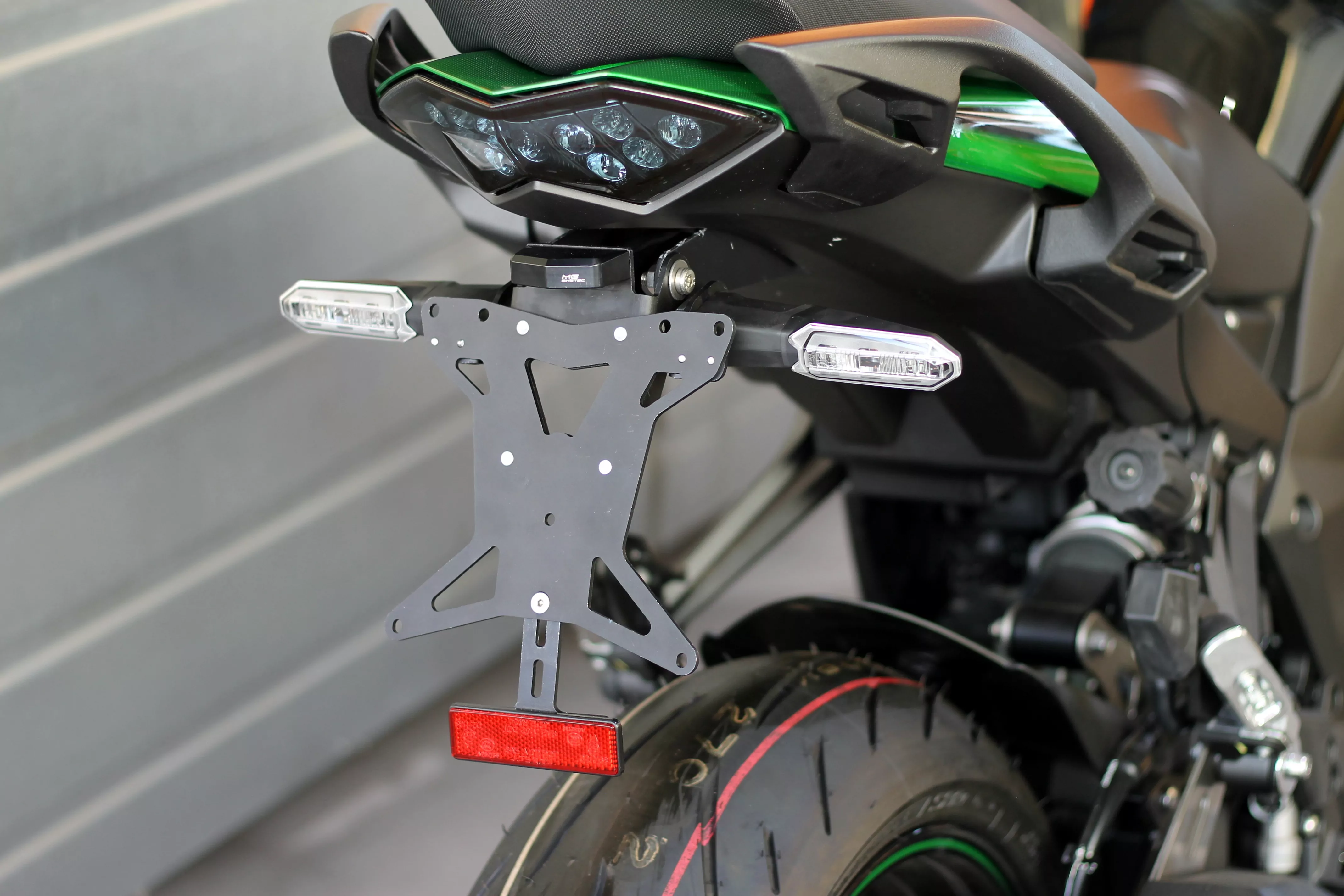 MG Biketec Kennzeichenhalter für Kawasaki Ninja 1000 SX ab 2020