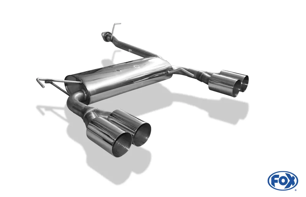 Honda Prelude IV BB2/3  Endschalldämpfer quer Ausgang rechts/links - 2x90 Typ 10 rechts/links