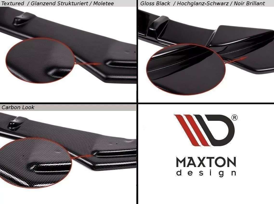 Front Ansatz Passend Für V.1 Passend Für Lexus GS 300 Mk3 FL Schwarz Hochglanz Schwarz Hochglanz