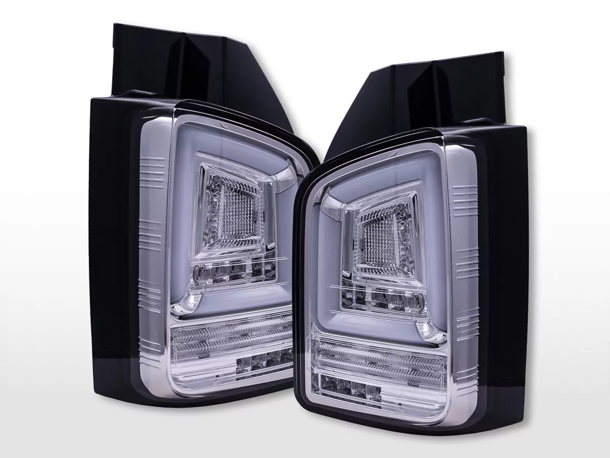LED Rückleuchten VW T5  2010-2015 Heckklapentür-Version chrom