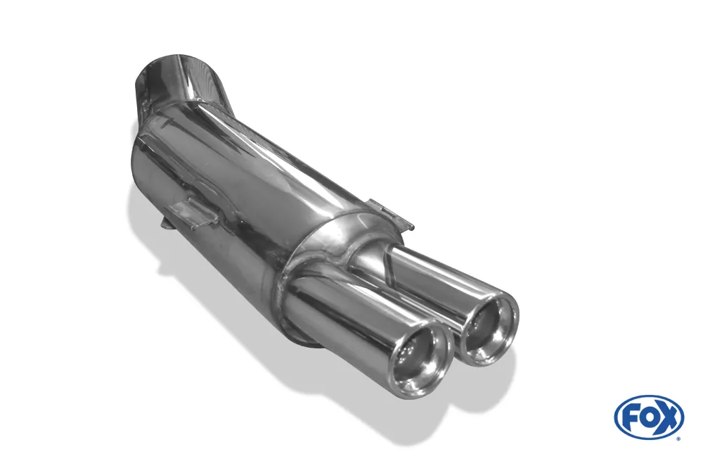BMW E34 525i/530i/535i  Endschalldämpfer - 2x80 Typ 13