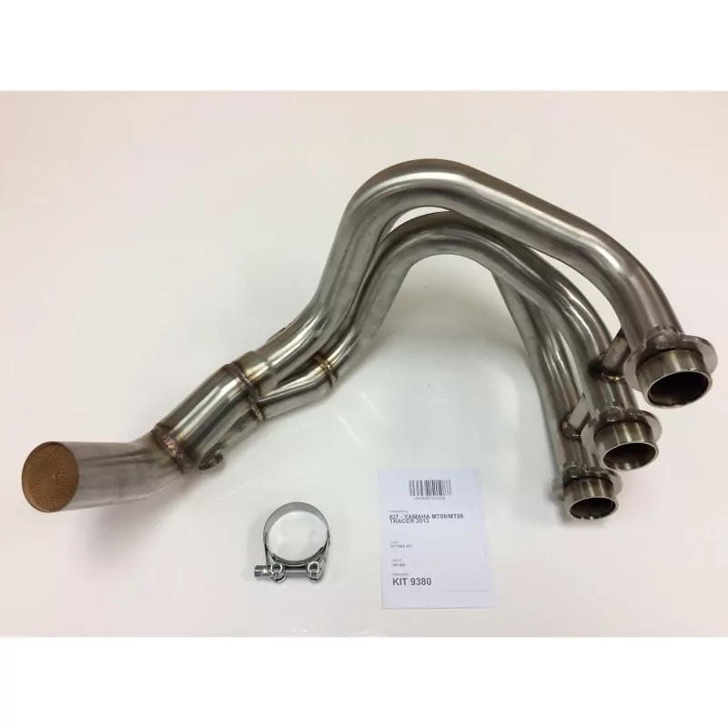 IXIL Hyperlow Full Exhaust System Stainless Steel Black / Aluminium Polished - Yamaha Tracer 900 GT - XY9380XB
