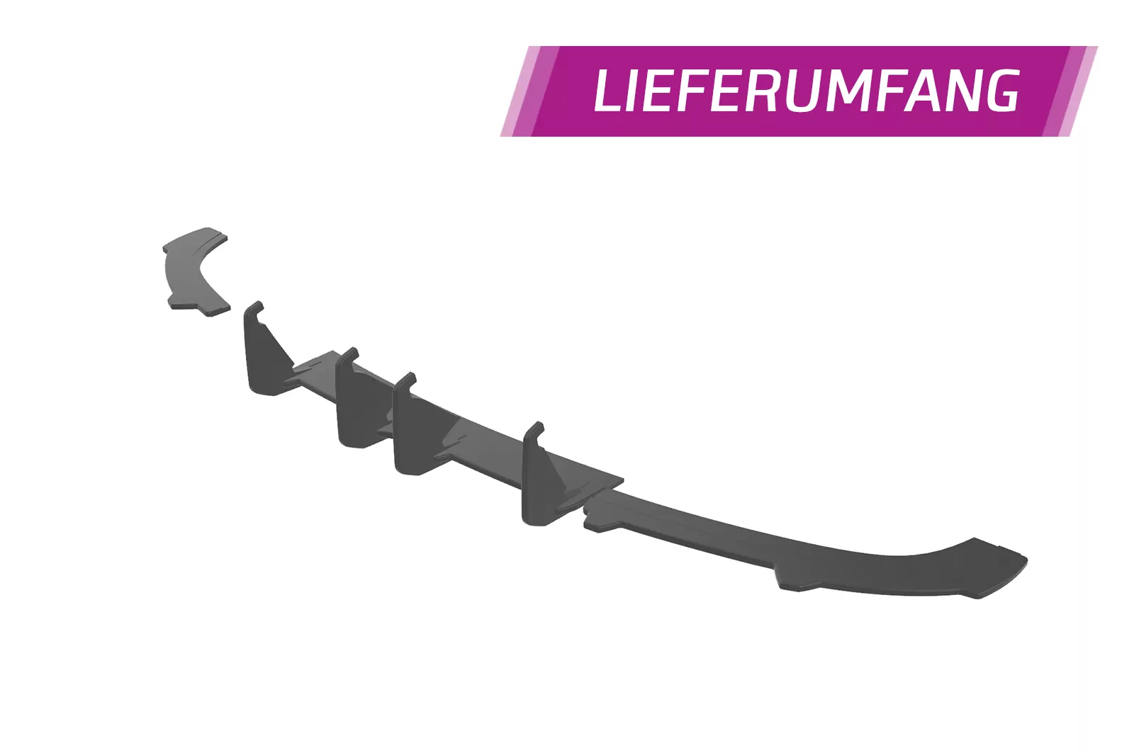 Racing Diffusor / Heckansatz für VW Polo 5 (Typ 6R/6C) GTI HA405