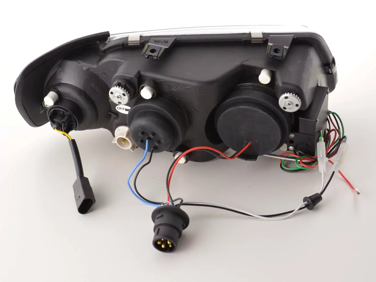 Scheinwerfer Set Daylight LED Tagfahrlicht Audi A3 Typ 8L Bj. 96-00 schwarz