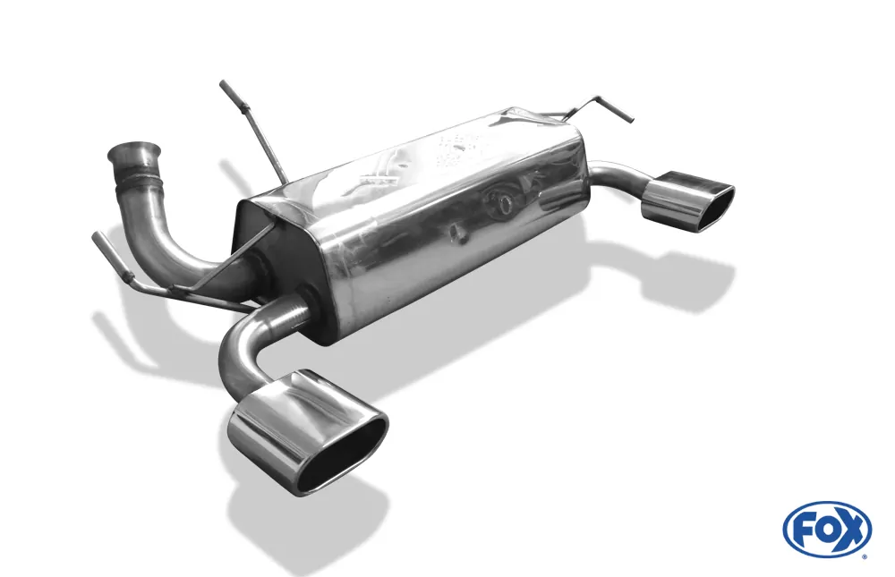 Peugeot 206 RC  Endschalldämpfer quer Ausgang rechts/links - 135x80 Typ 52 rechts/links