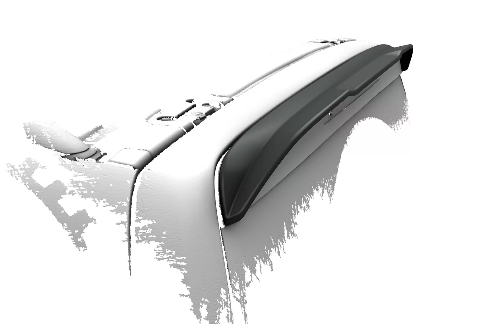 Heckflügel mit ABE für Mercedes Benz V-Klasse (447) HF849 Schwarz Strukturiert