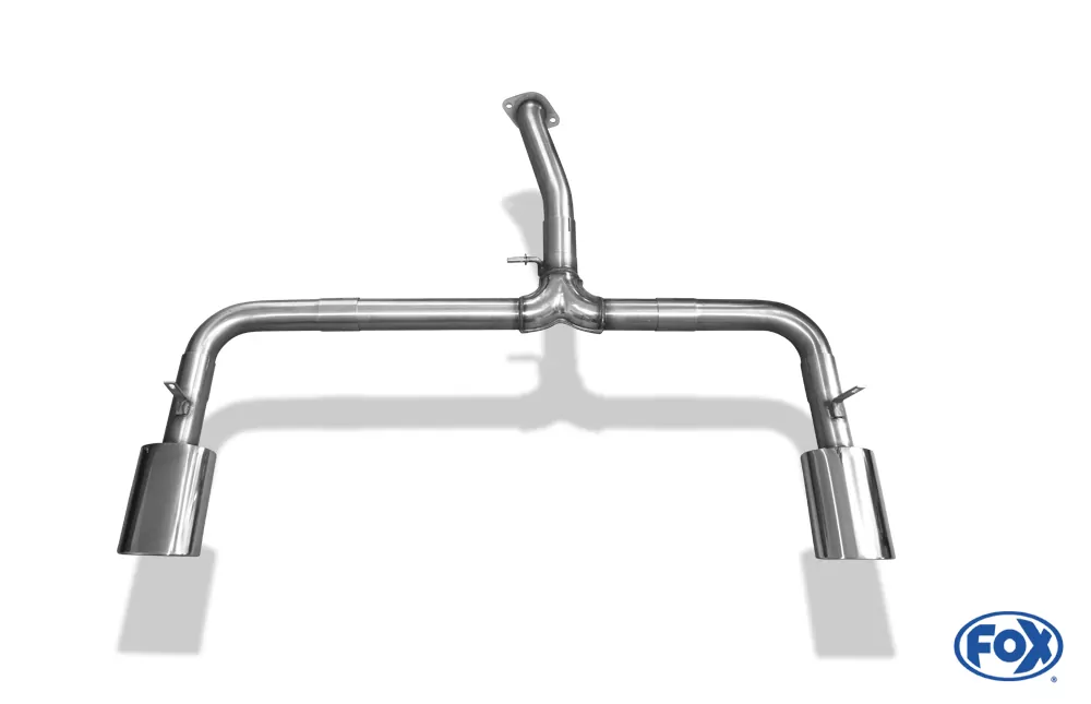 Toyota RAV 4 III  Endrohrsystem rechts/links passend auf original Mittelschalldämpfer - 140x90 Typ 32 rechts/links