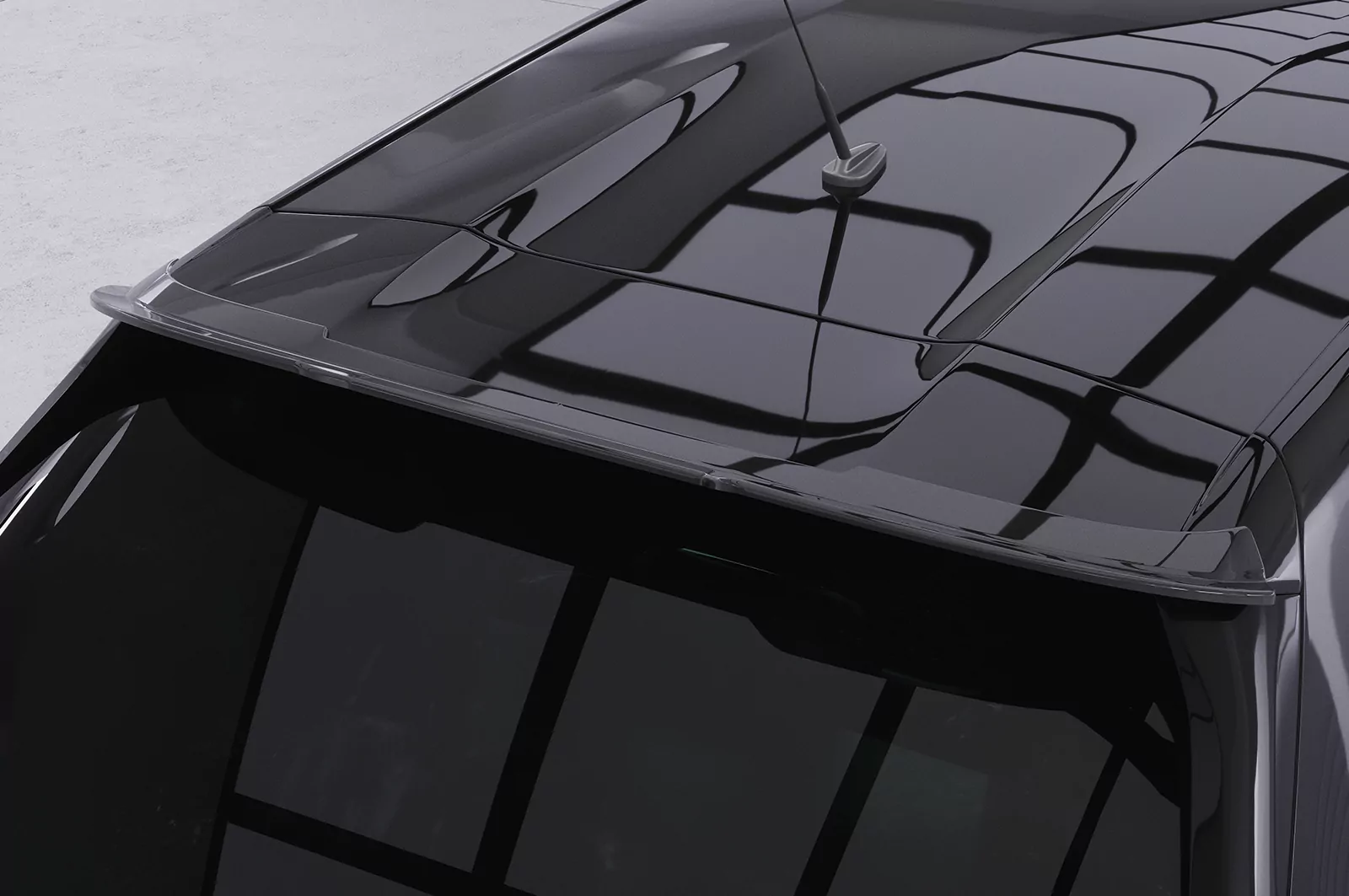 Heckflügel mit ABE für Opel Mokka B HF917 Schwarz Strukturiert