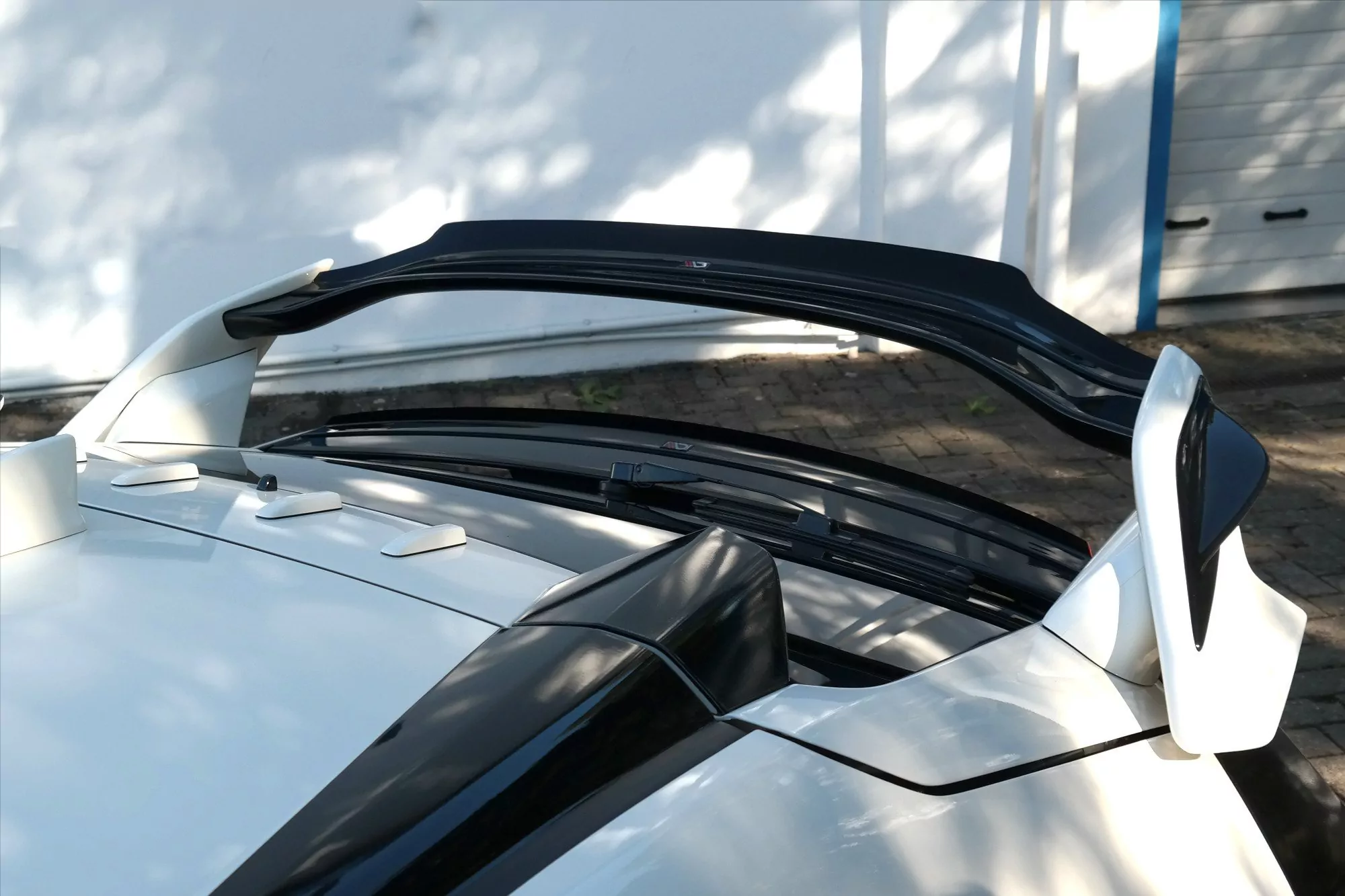 OBERER Spoiler CAP Passend Für V.2 Passend Für HONDA CIVIC X TYPE R Schwarz Hochglanz Schwarz Hochglanz