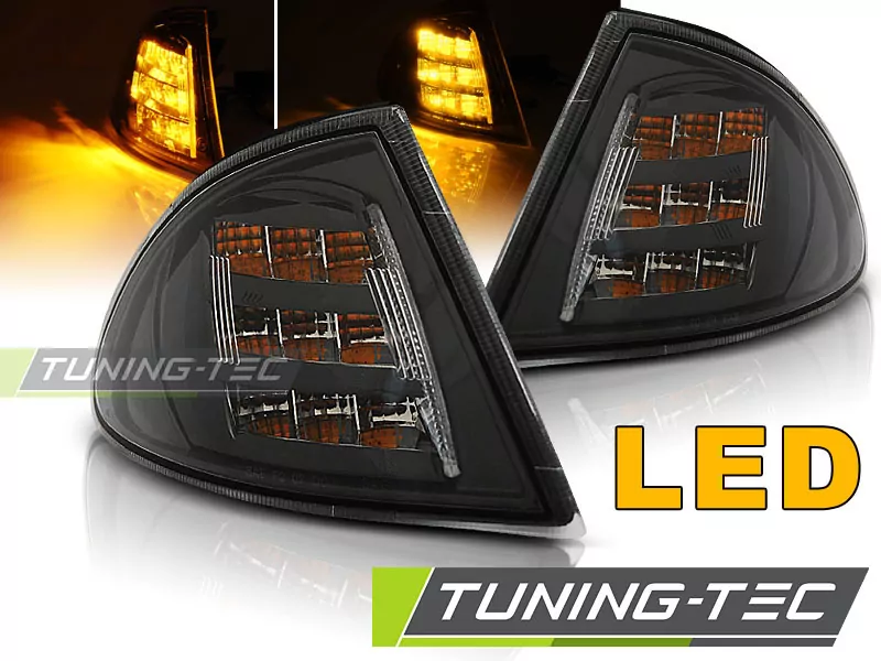 Front Direction Black Led Fits Bmw E46 05.98-08.01