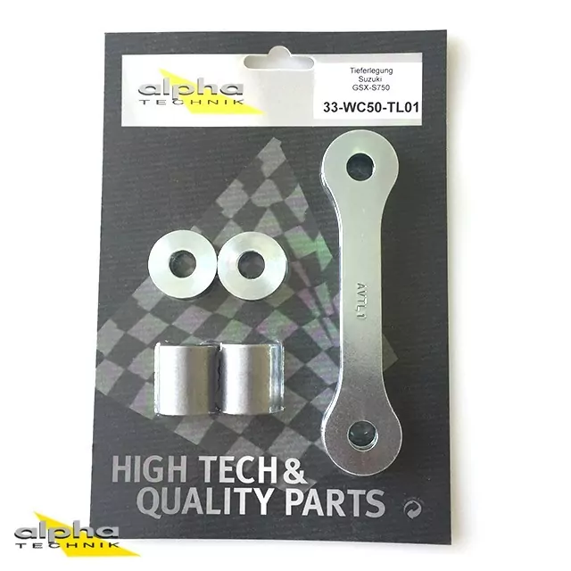 alpha Technik Tieferlegungssatz 30mm Suzuki GSXS750 Typ WC50 WC52 Modelljahr 2017-
