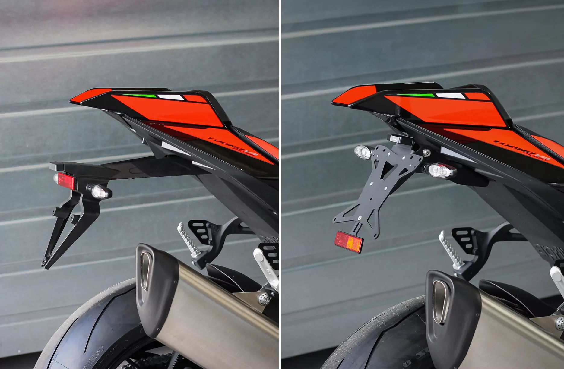 MG Biketec Kennzeichenhalter für Aprilia RSV4 / Factory ab 2025