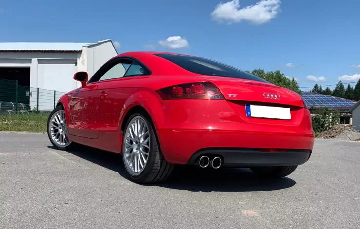 Audi TT 8J 1,8l  Endschalldämpfer - 2x90 Typ 17