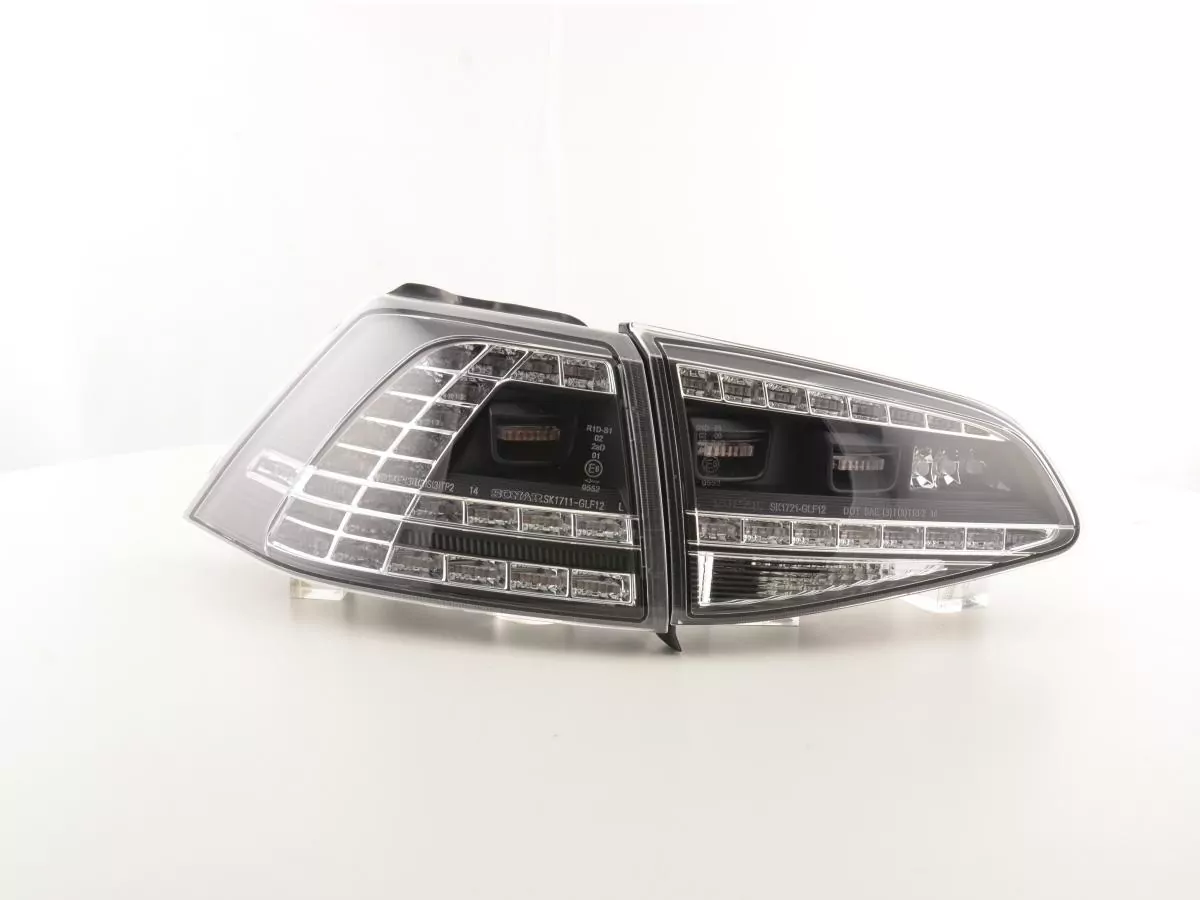LED Rückleuchten Set VW Golf 7 ab Bj. 2012 schwarz