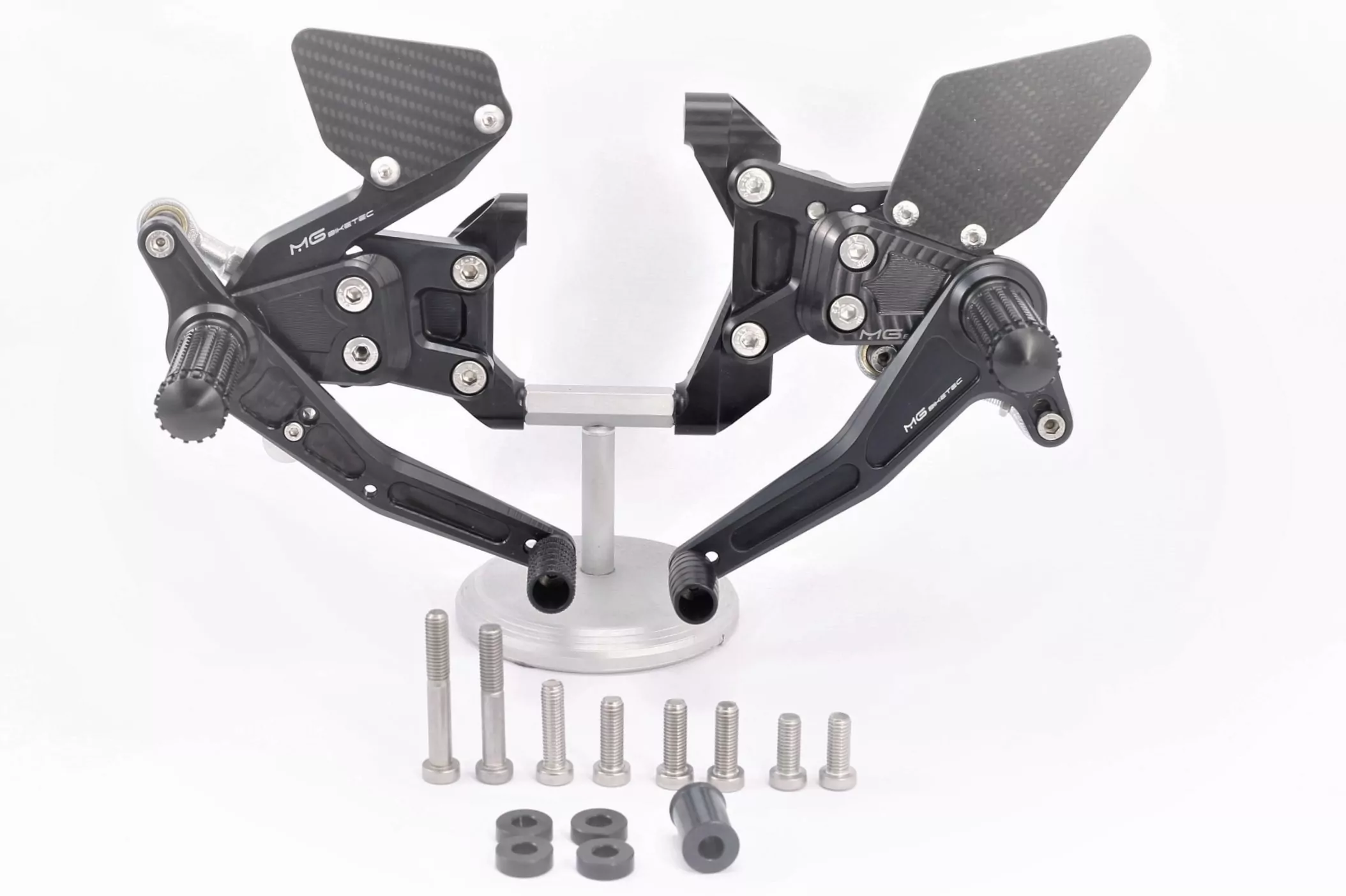 MG Biketec Sportfussrastenanlage / Rastenanlage / Fußrastenanlage, Umkehrschaltung, ABE, gültig in D - A - CH für Ducati 959 Panigale V2 ab 2016-2019