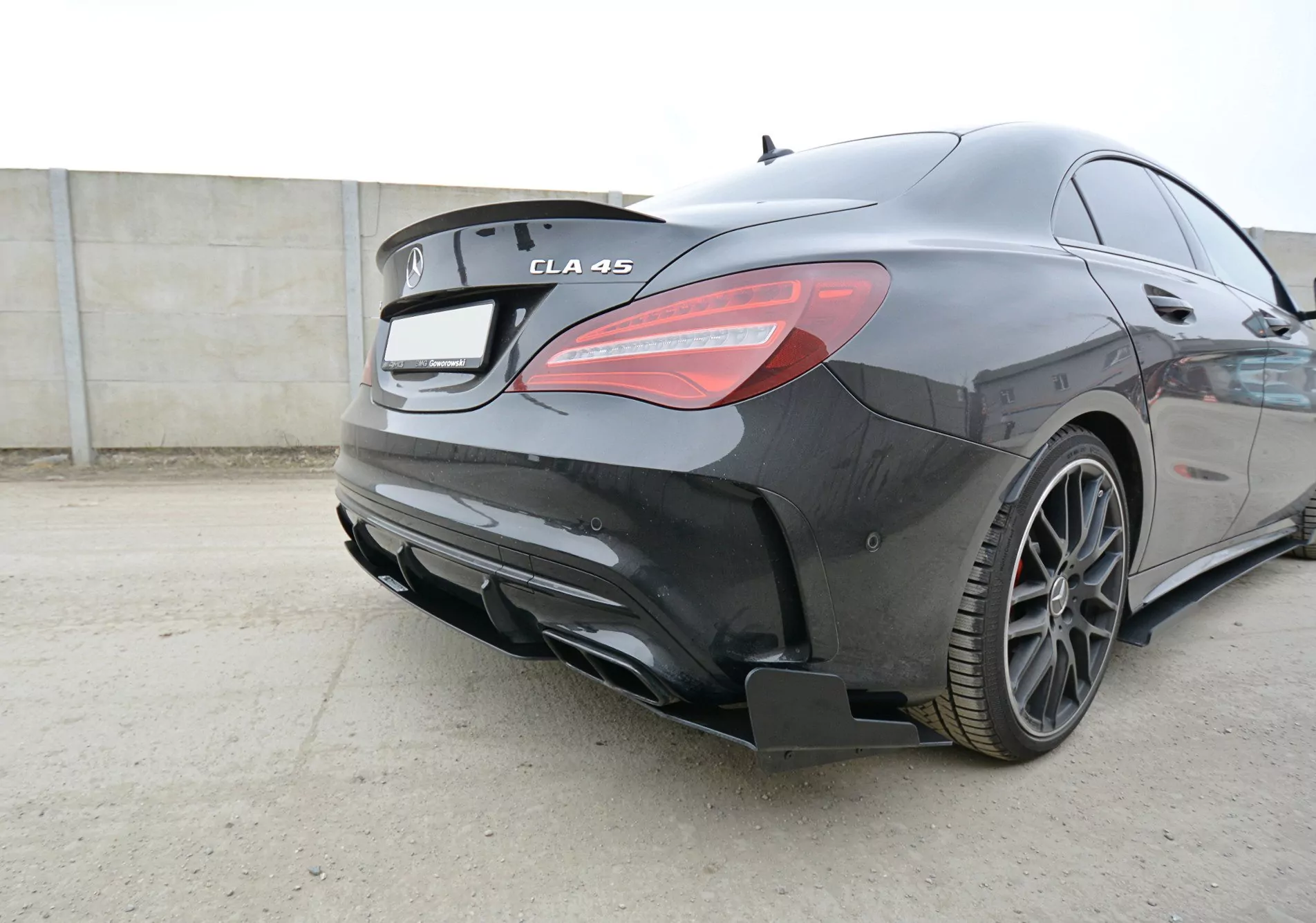SPORT Heck Ansatz Flaps Diffusor Passend Für Passend Für Mercedes CLA A45 AMG C117 FL
